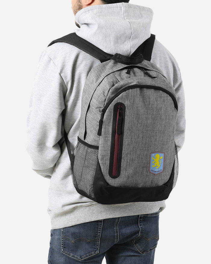 Aston Villa FC Grey Backpack FOCO | UK - FOCO.com | UK & IRE