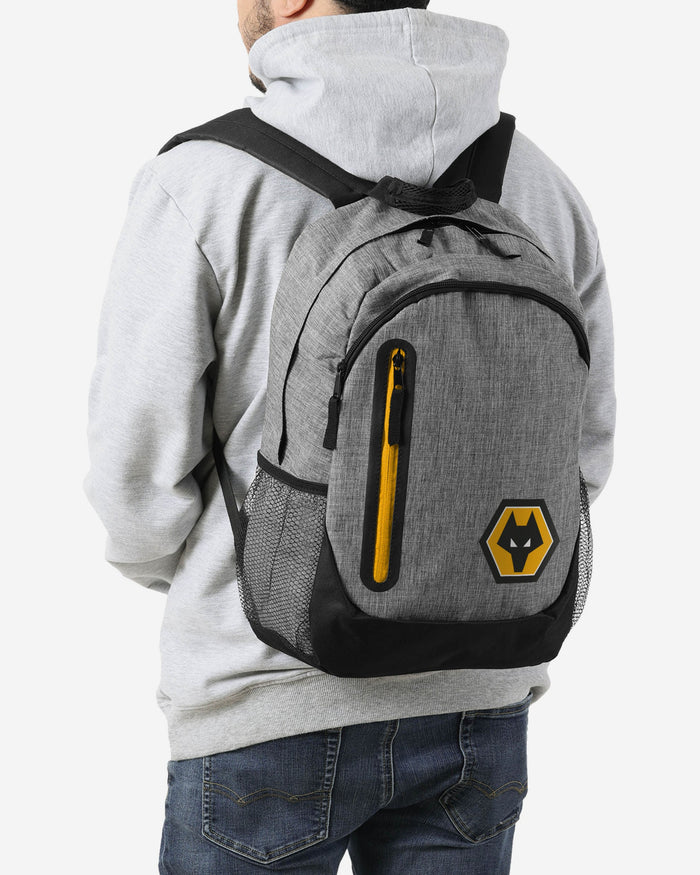Wolverhampton Wanderers FC Grey Backpack FOCO - FOCO.com | UK & IRE