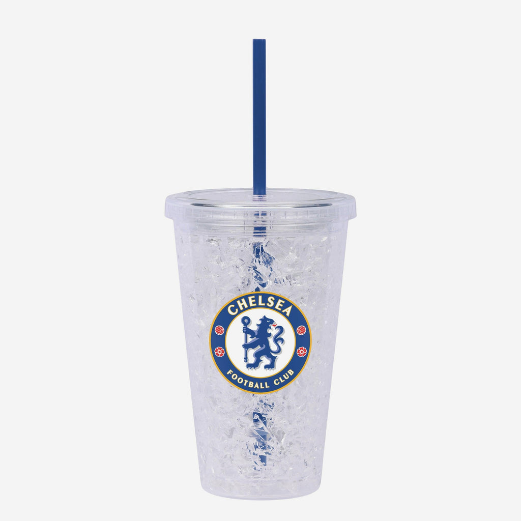 Chelsea FC 450 mL Freezer Tumbler With Straw FOCO - FOCO.com | UK & IRE
