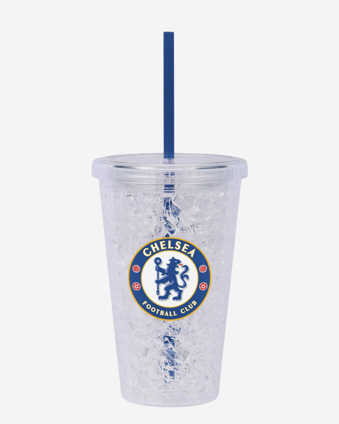 Chelsea FC 450 mL Freezer Tumbler With Straw FOCO - FOCO.com | UK & IRE
