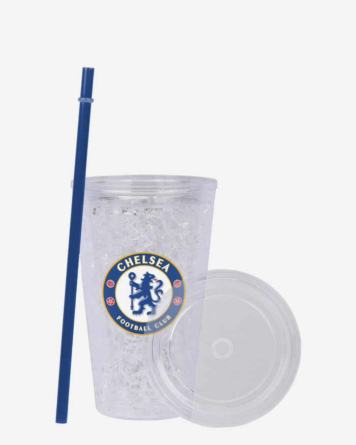 Chelsea FC 450 mL Freezer Tumbler With Straw FOCO - FOCO.com | UK & IRE
