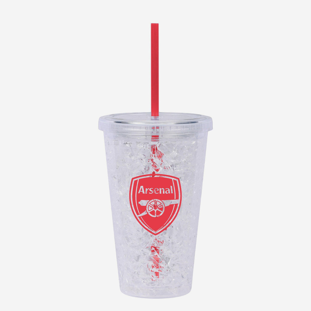 Arsenal FC 450 mL Freezer Tumbler With Straw FOCO - FOCO.com | UK & IRE