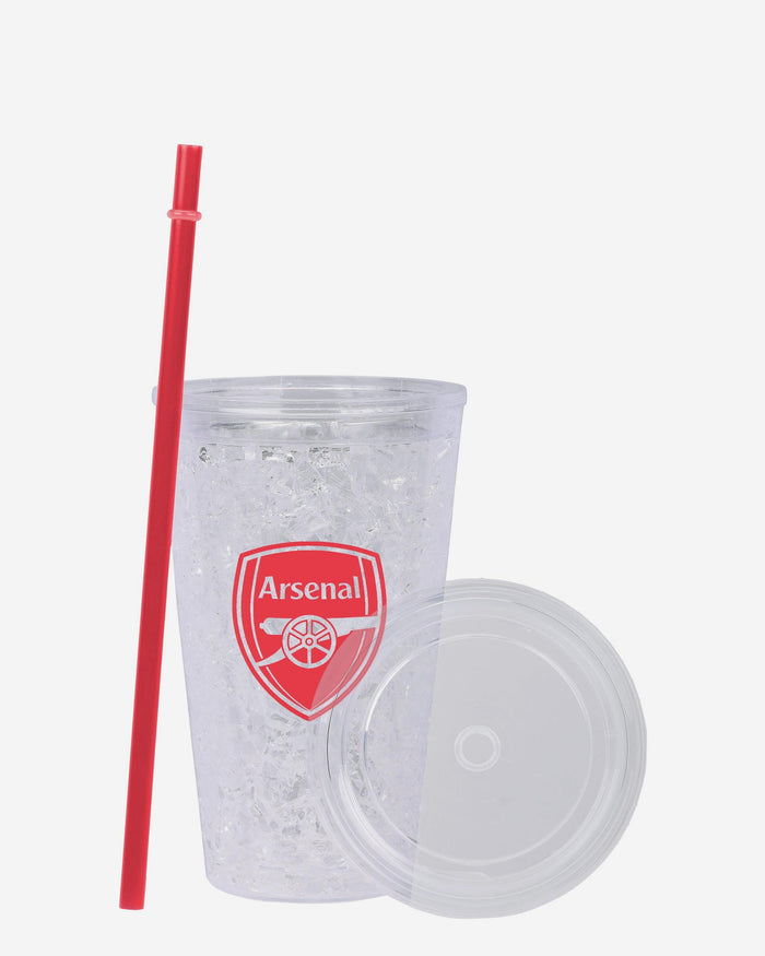 Arsenal FC 450 mL Freezer Tumbler With Straw FOCO - FOCO.com | UK & IRE
