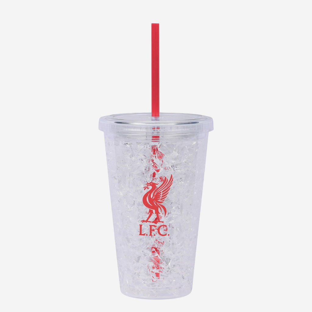 Liverpool FC 450 mL Freezer Tumbler With Straw FOCO - FOCO.com | UK & IRE