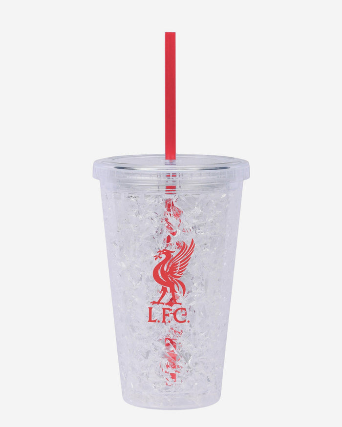 Liverpool FC 450 mL Freezer Tumbler With Straw FOCO - FOCO.com | UK & IRE