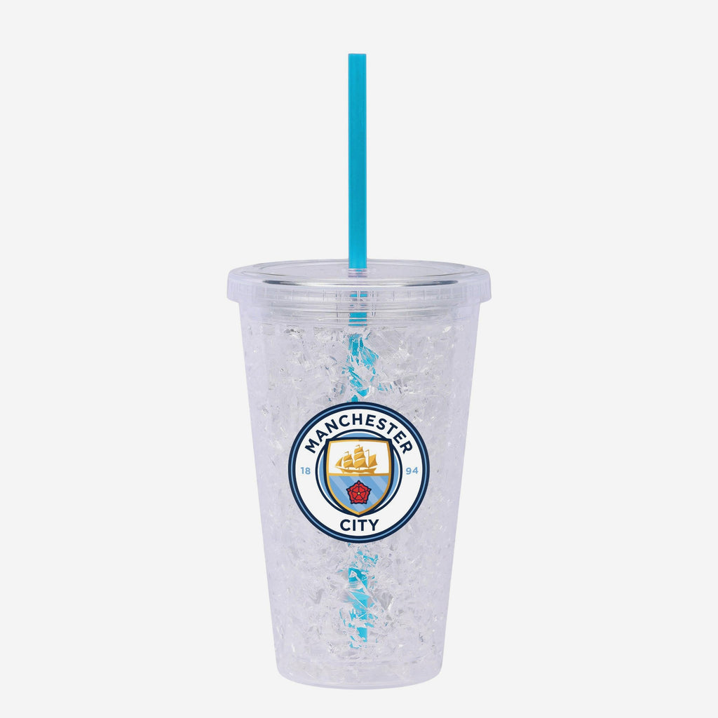 Manchester City FC 450 mL Freezer Tumbler With Straw FOCO - FOCO.com | UK & IRE