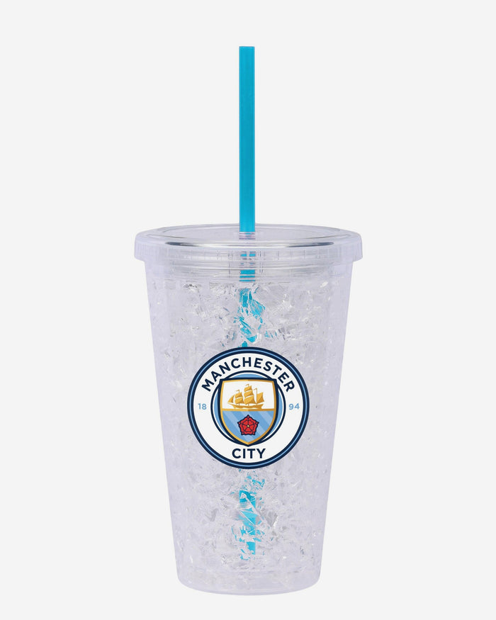 Manchester City FC 450 mL Freezer Tumbler With Straw FOCO - FOCO.com | UK & IRE