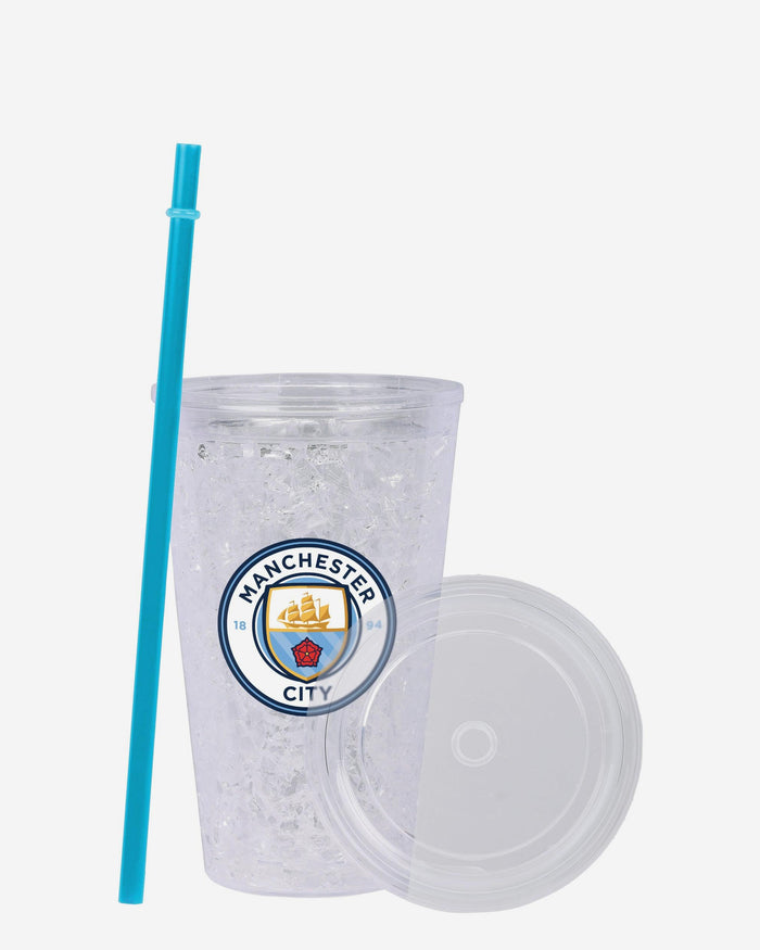 Manchester City FC 450 mL Freezer Tumbler With Straw FOCO - FOCO.com | UK & IRE