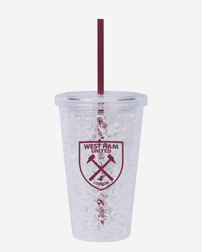 West Ham United FC 450 mL Freezer Tumbler With Straw FOCO - FOCO.com | UK & IRE