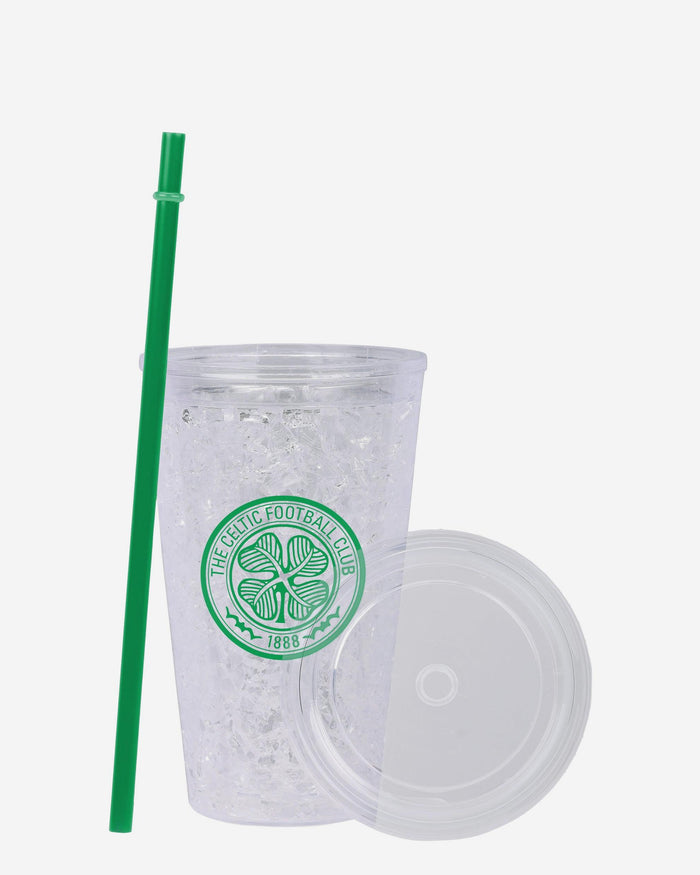 Celtic FC 450 mL Freezer Tumbler With Straw FOCO - FOCO.com | UK & IRE