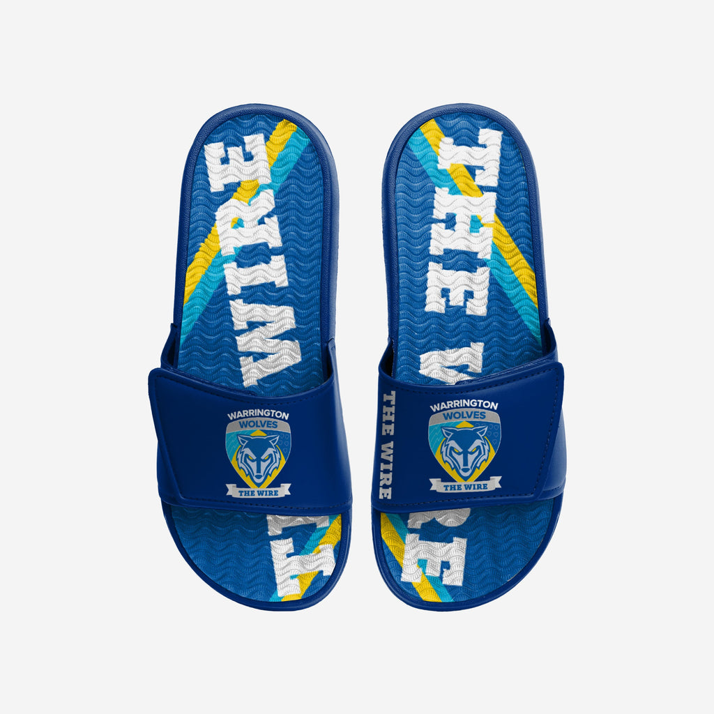 Warrington Wolves Gel Slide FOCO S - FOCO.com | UK & IRE