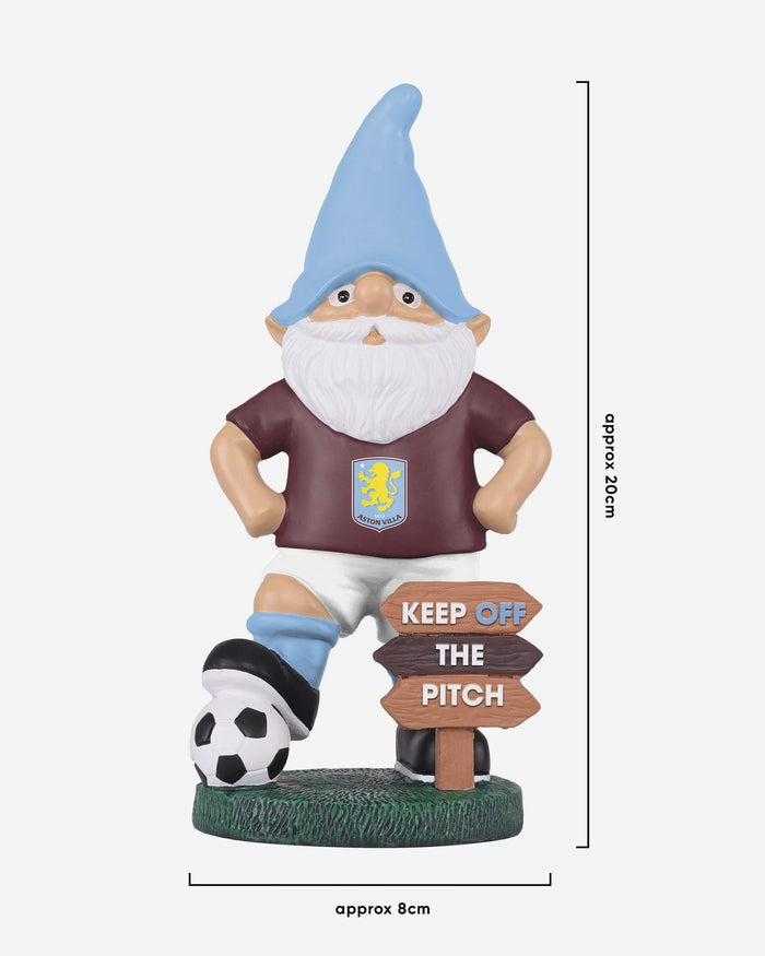 Aston Villa FC Keep Off The Pitch Gnome FOCO - FOCO.com | UK & IRE