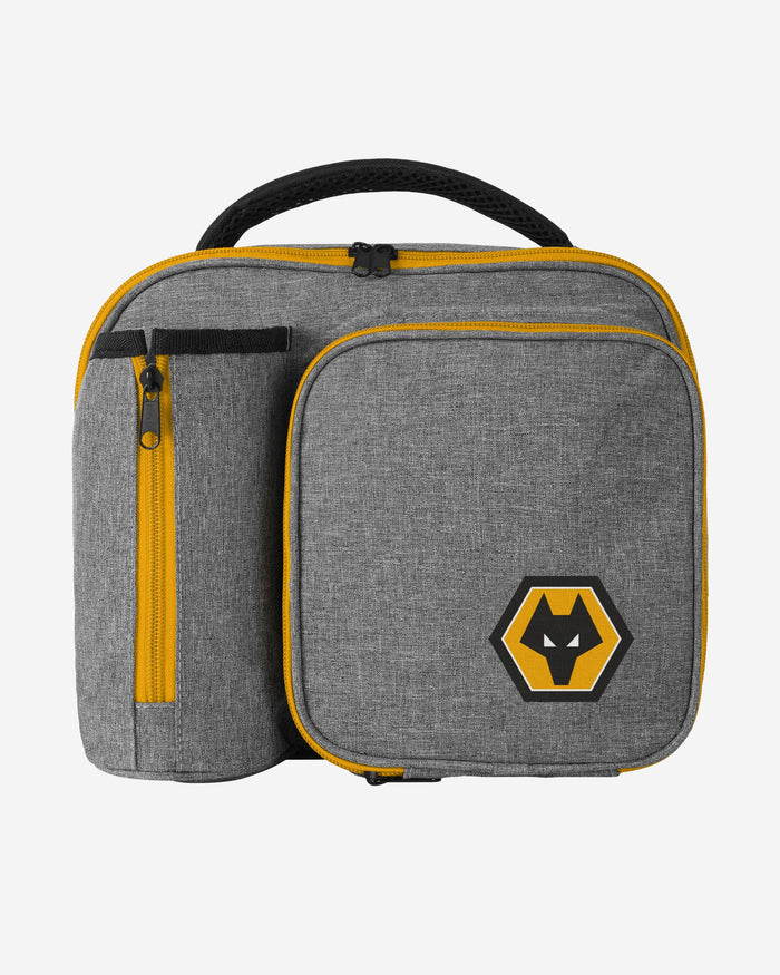 Wolverhampton Wanderers FC Grey Lunch Bag with Bottle Holder FOCO - FOCO.com | UK & IRE