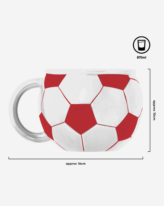 Liverpool FC Sculpted Football Mug FOCO - FOCO.com | UK & IRE