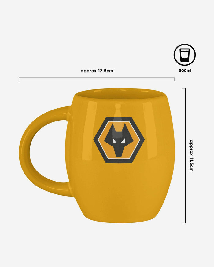 Wolverhampton Wanderers FC Old Gold Tea Tub Mug FOCO - FOCO.com | UK & IRE
