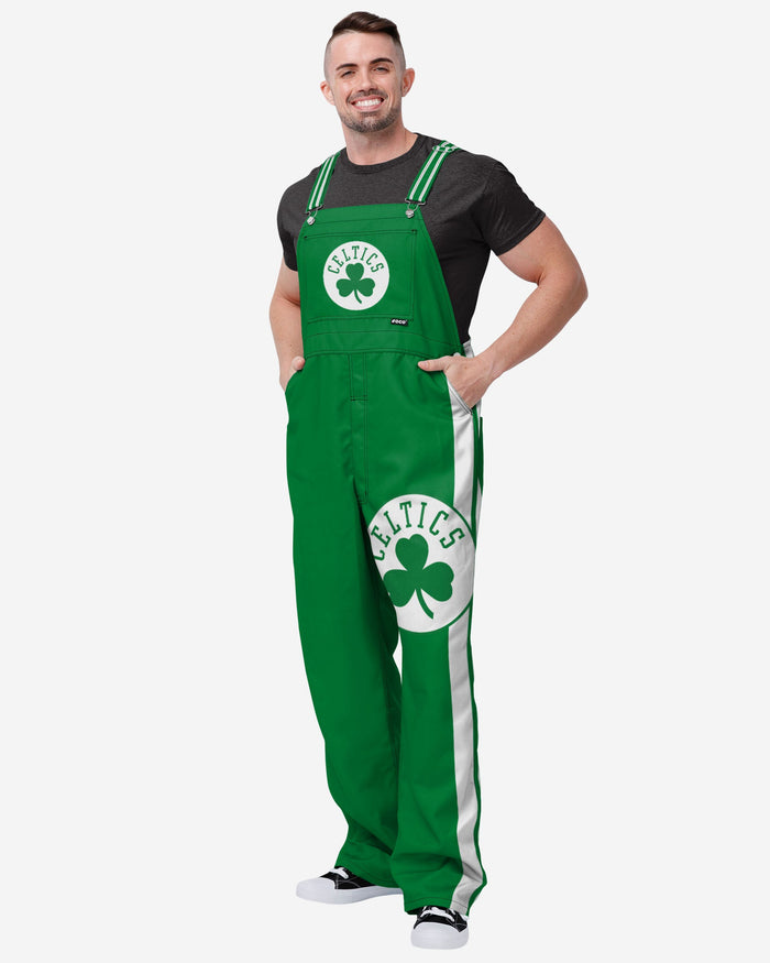 Boston Celtics Mens Team Stripe Bib Dungarees FOCO S - FOCO.com | UK & IRE