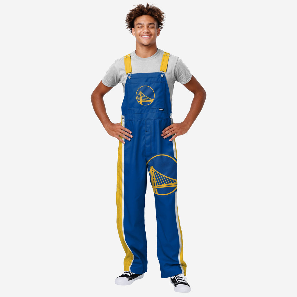 Golden State Warriors Mens Team Stripe Bib Dungarees FOCO S - FOCO.com | UK & IRE