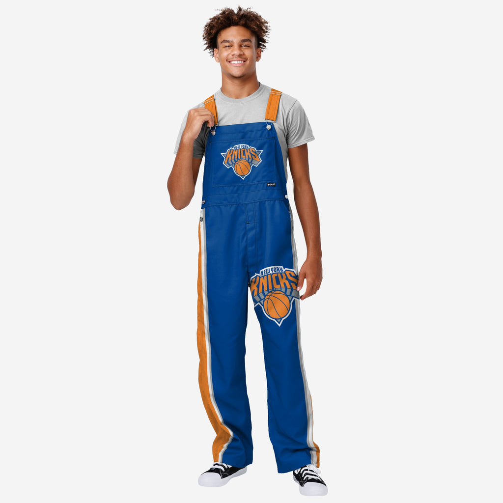 New York Knicks Mens Team Stripe Bib Dungarees FOCO S - FOCO.com | UK & IRE