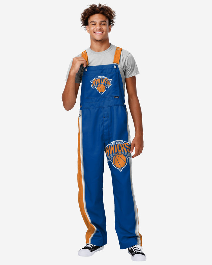 New York Knicks Mens Team Stripe Bib Dungarees FOCO S - FOCO.com | UK & IRE