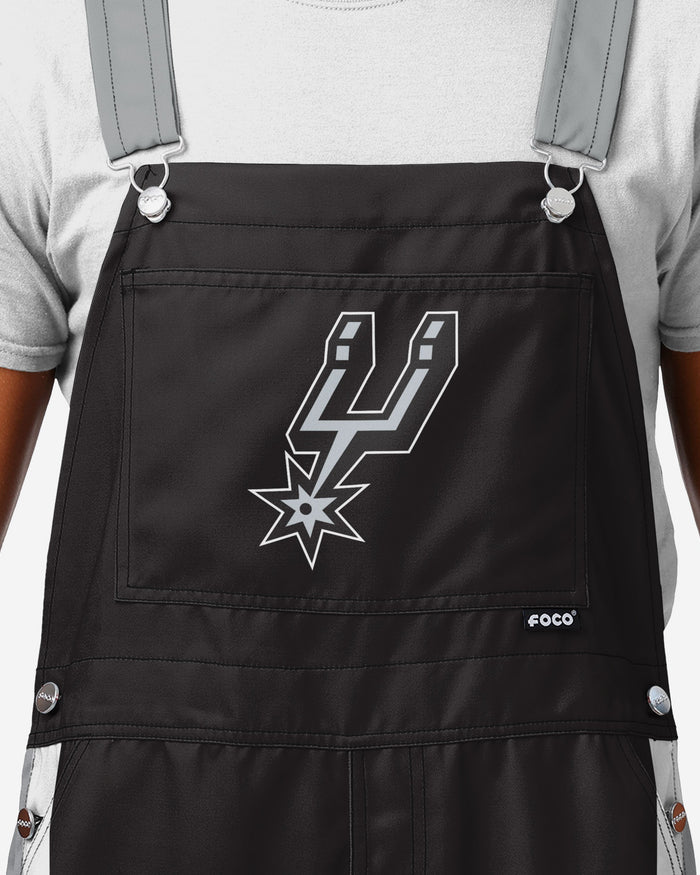 San Antonio Spurs Mens Team Stripe Bib Dungarees FOCO - FOCO.com | UK & IRE