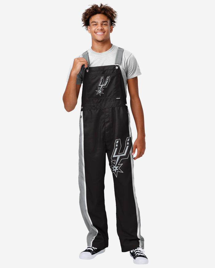 San Antonio Spurs Mens Team Stripe Bib Dungarees FOCO S - FOCO.com | UK & IRE