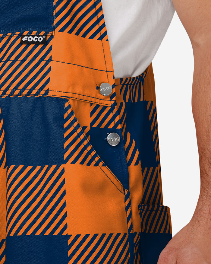 Chicago Bears Mens Plaid Bib Dungarees FOCO - FOCO.com | UK & IRE
