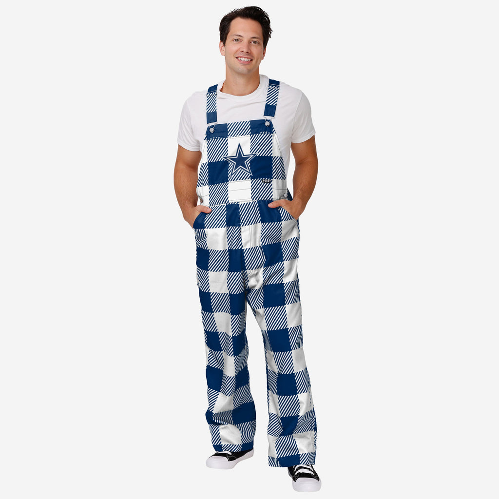 Dallas Cowboys Mens Plaid Bib Dungarees FOCO S - FOCO.com | UK & IRE
