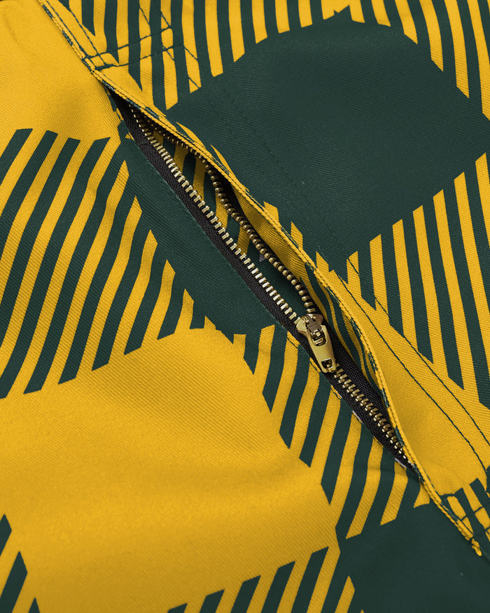 Green Bay Packers Mens Plaid Bib Dungarees FOCO - FOCO.com | UK & IRE