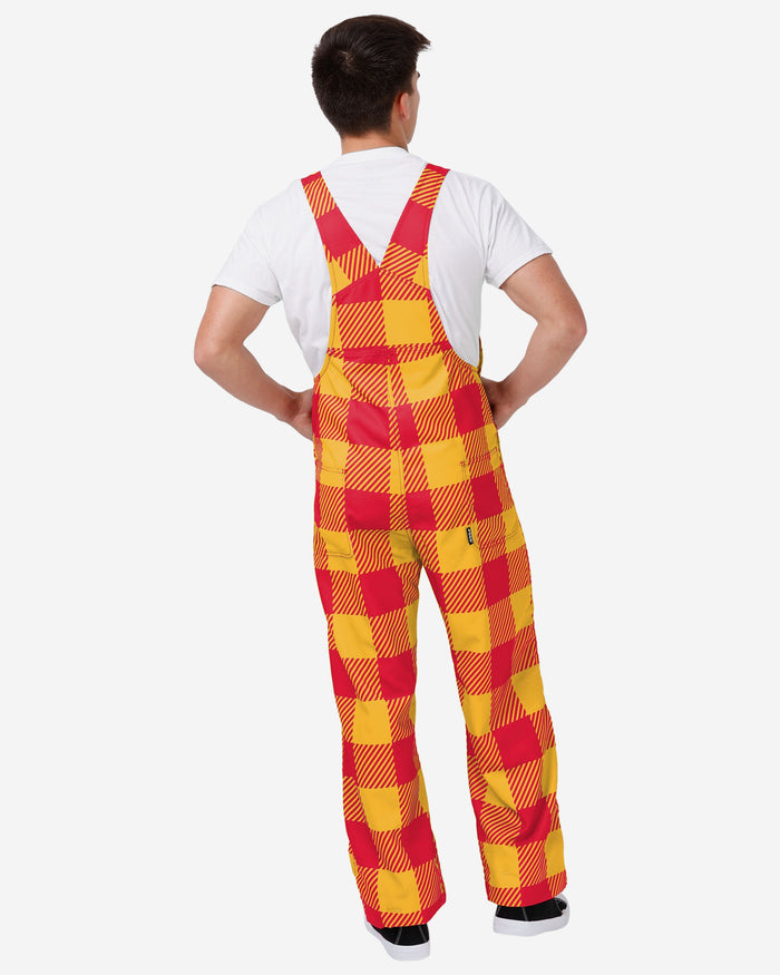 Kansas City Chiefs Mens Plaid Bib Dungarees FOCO - FOCO.com | UK & IRE