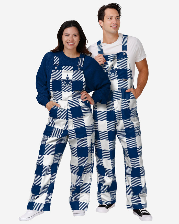 Dallas Cowboys Womens Plaid Bib Dungarees FOCO - FOCO.com | UK & IRE