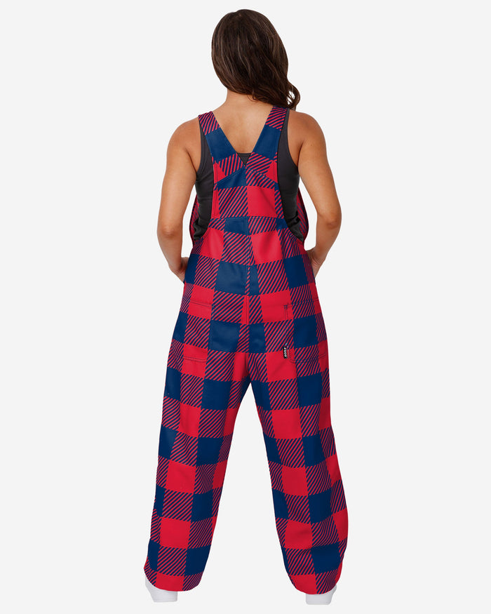 New England Patriots Womens Plaid Bib Dungarees FOCO - FOCO.com | UK & IRE