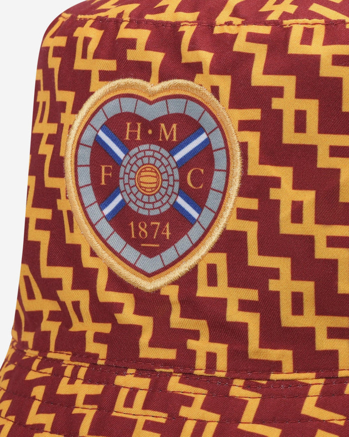 Heart of Midlothian FC Pixel Reversible Bucket Hat FOCO - FOCO.com | UK & IRE