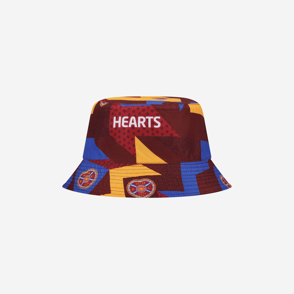 Heart of Midlothian FC Geo Reversible Bucket Hat FOCO - FOCO.com | UK & IRE