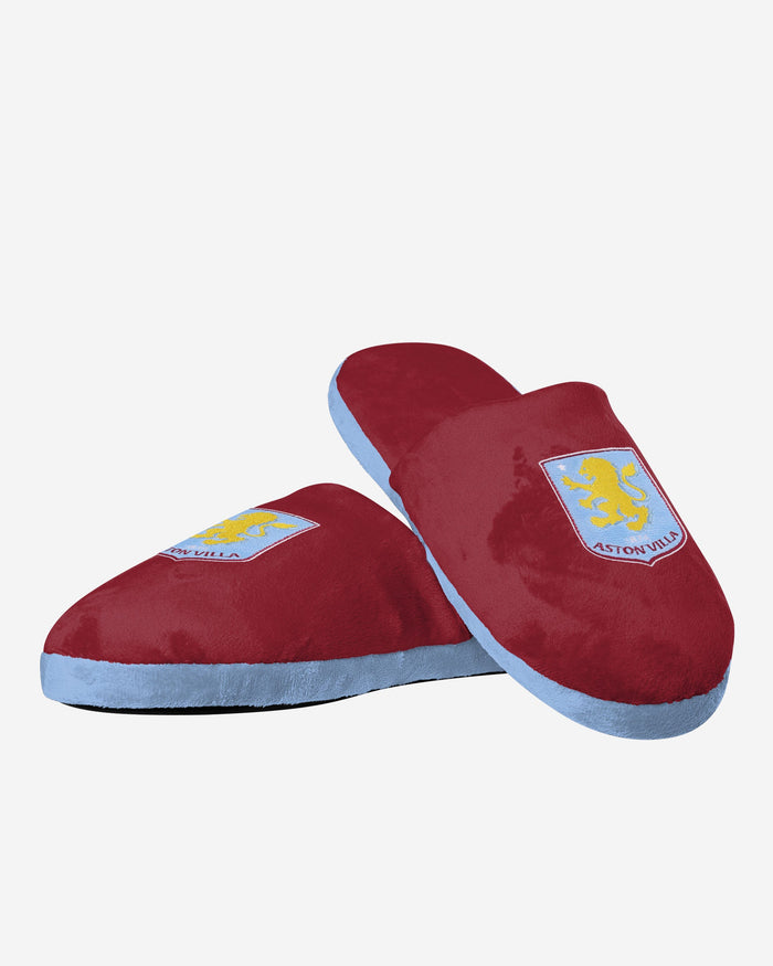Aston Villa FC Split Colour Slide Slipper FOCO - FOCO.com | UK & IRE