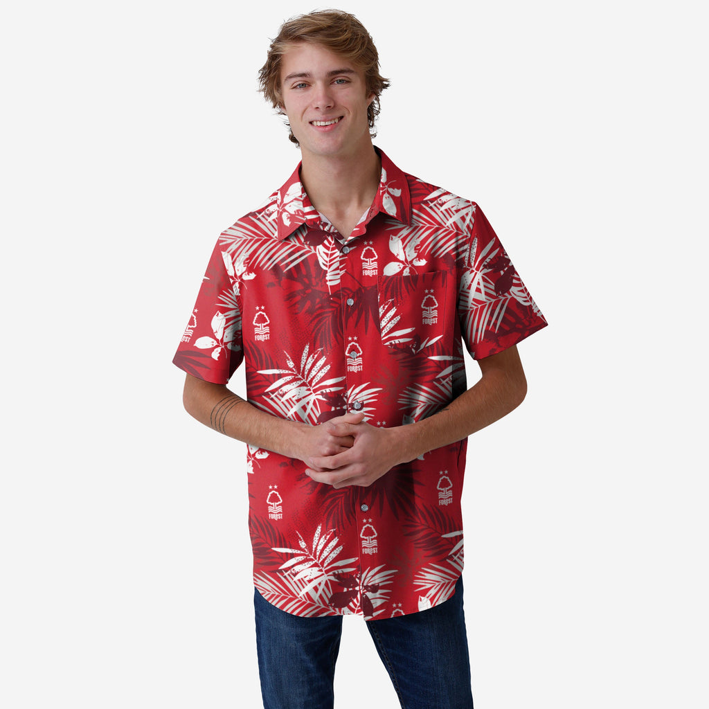 Nottingham Forest FC Floral Button Up Shirt FOCO S - FOCO.com | UK & IRE