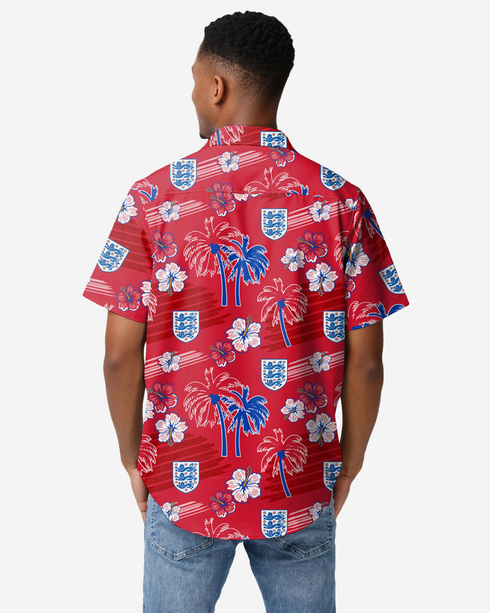 England Islander Tropical Button Up Shirt FOCO - FOCO.com | UK & IRE