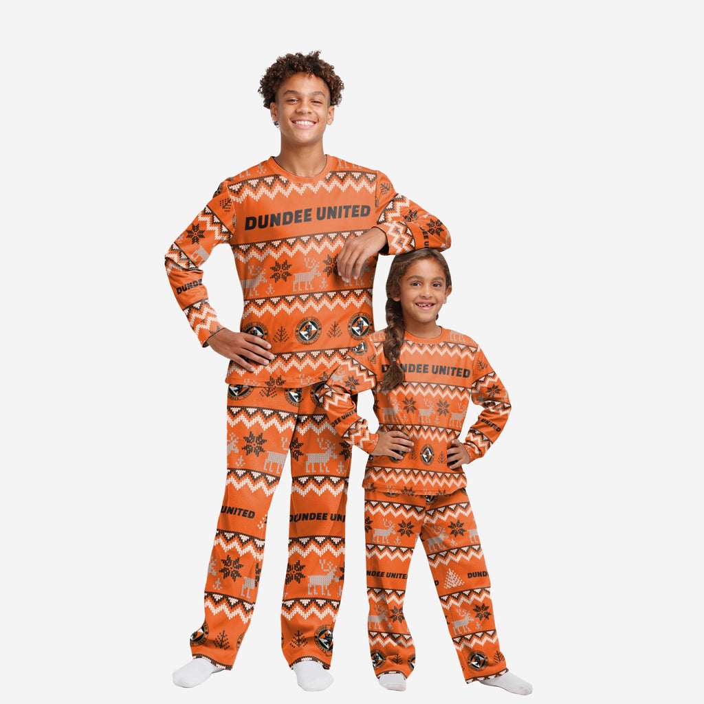 Dundee United FC Youth Ugly Pattern Family Holiday Pyjamas FOCO 4 - FOCO.com | UK & IRE