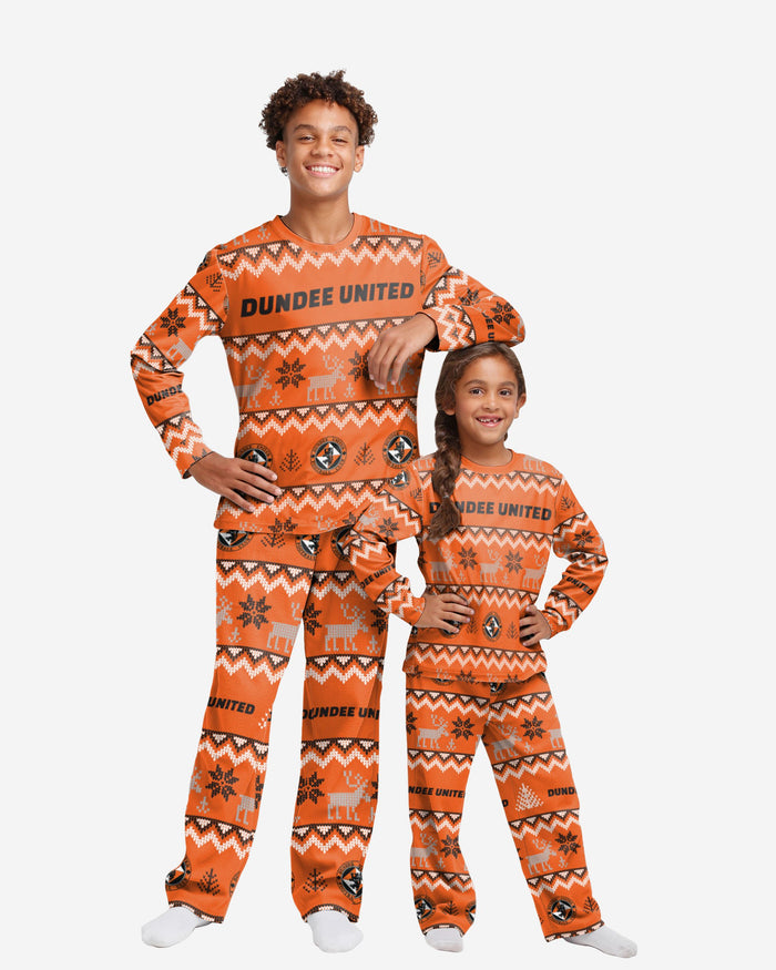 Dundee United FC Youth Ugly Pattern Family Holiday Pyjamas FOCO 4 - FOCO.com | UK & IRE