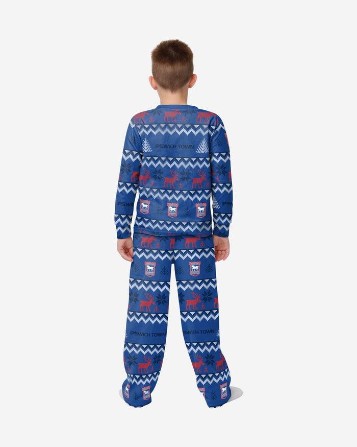 Ipswich Town FC Youth Ugly Pattern Family Holiday Pyjamas FOCO - FOCO.com | UK & IRE