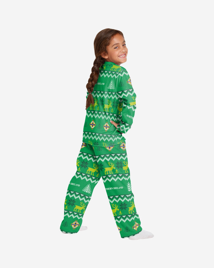 Northern Ireland Youth Ugly Pattern Family Holiday Pyjamas FOCO - FOCO.com | UK & IRE