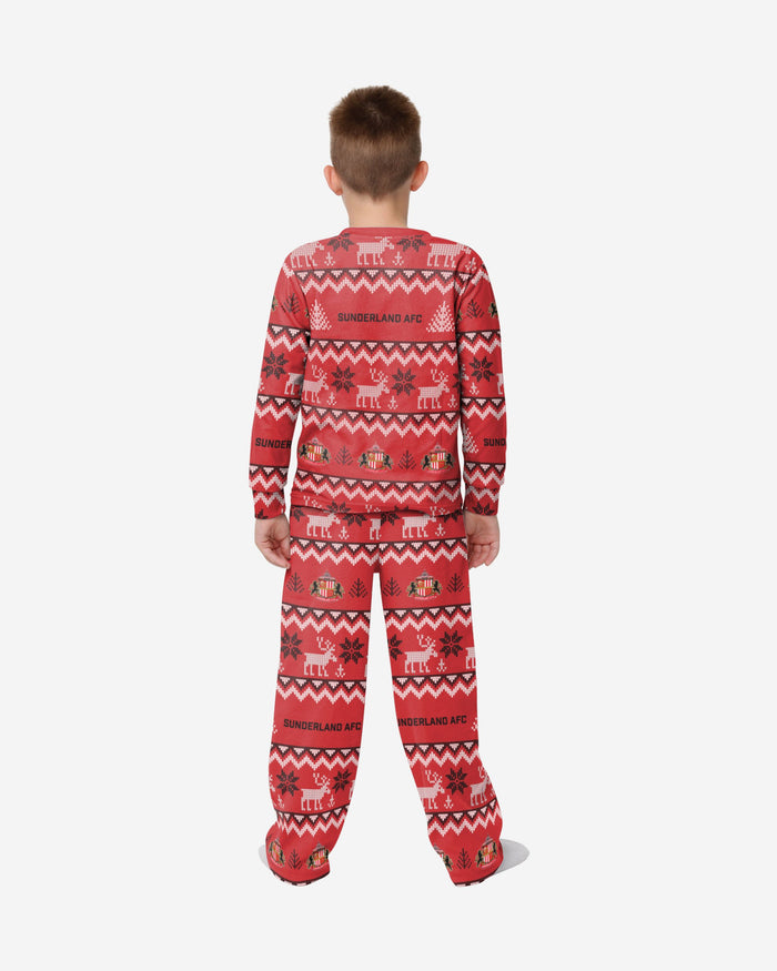 Sunderland AFC Youth Ugly Pattern Family Holiday Pyjamas FOCO - FOCO.com | UK & IRE