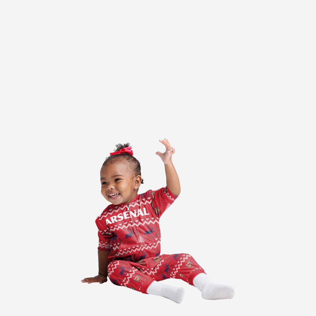 Arsenal FC Infant Ugly Pattern Family Holiday Pyjamas FOCO 12M - FOCO.com | UK & IRE