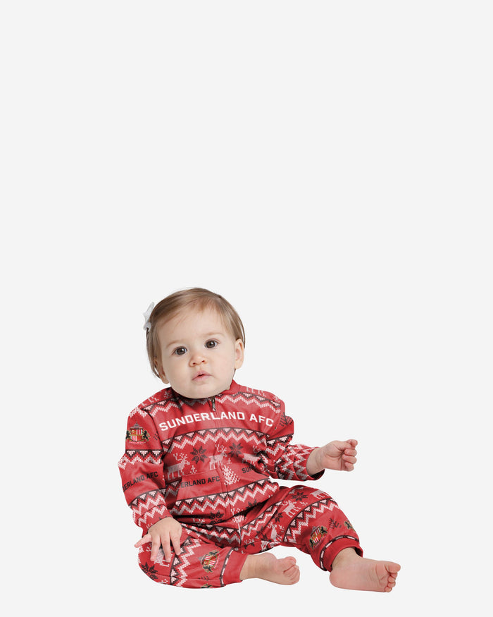 Sunderland AFC Infant Ugly Pattern Family Holiday Pyjamas FOCO 12M - FOCO.com | UK & IRE