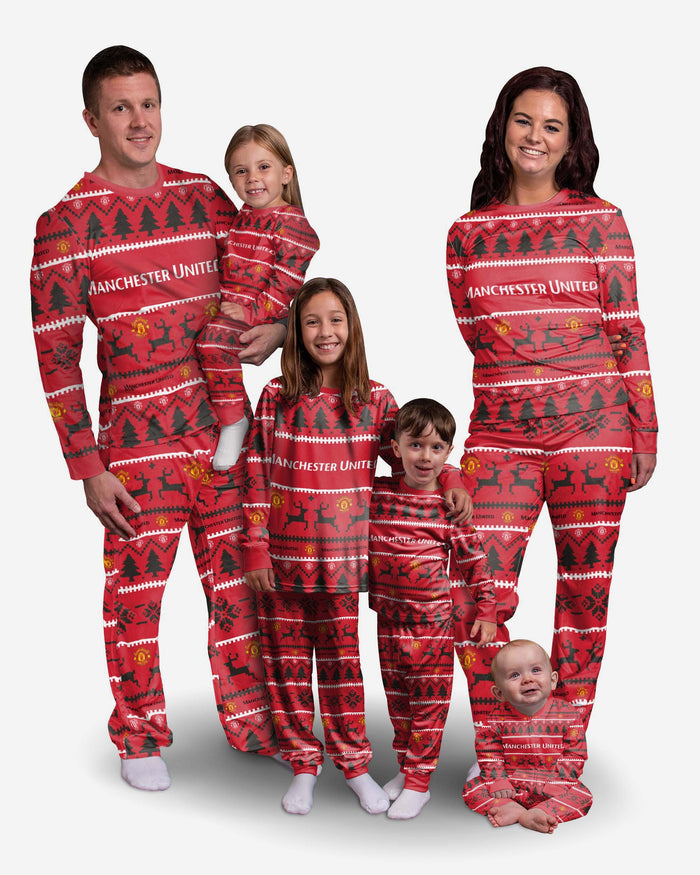 Manchester United FC Youth Family Holiday Pyjamas FOCO - FOCO.com | UK & IRE