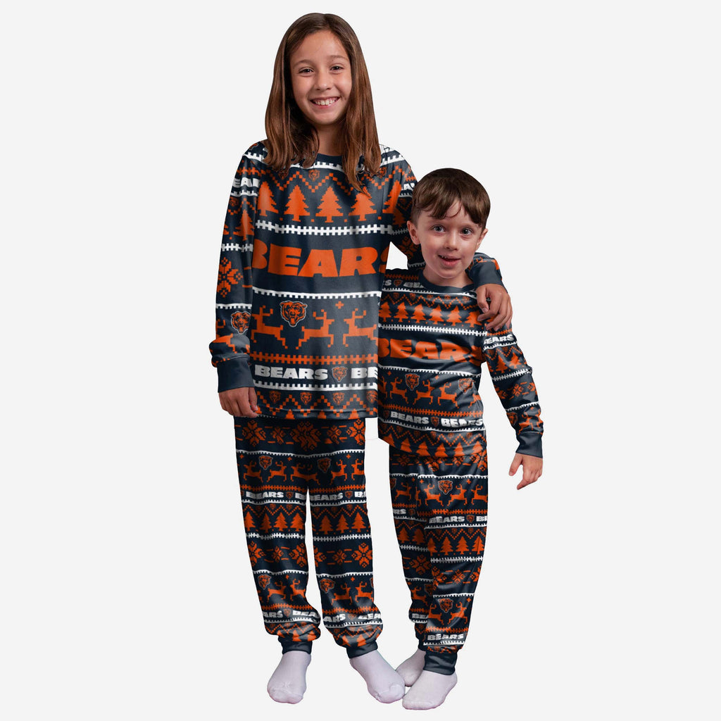 Chicago Bears Youth Family Holiday Pyjamas FOCO 4 - FOCO.com | UK & IRE