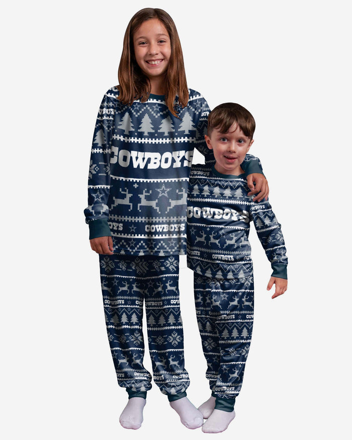 Dallas Cowboys Youth Family Holiday Pyjamas FOCO 4 - FOCO.com | UK & IRE