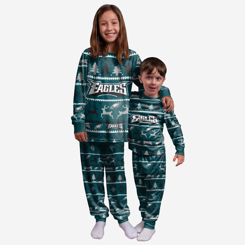 Philadelphia Eagles Youth Family Holiday Pyjamas FOCO 4 - FOCO.com | UK & IRE