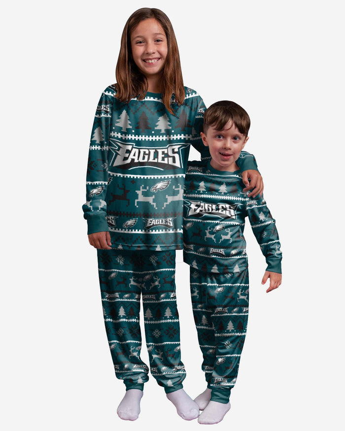 Philadelphia Eagles Youth Family Holiday Pyjamas FOCO 4 - FOCO.com | UK & IRE