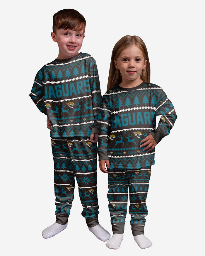 Jacksonville Jaguars Toddler Family Holiday Pyjamas FOCO 2Y - FOCO.com | UK & IRE