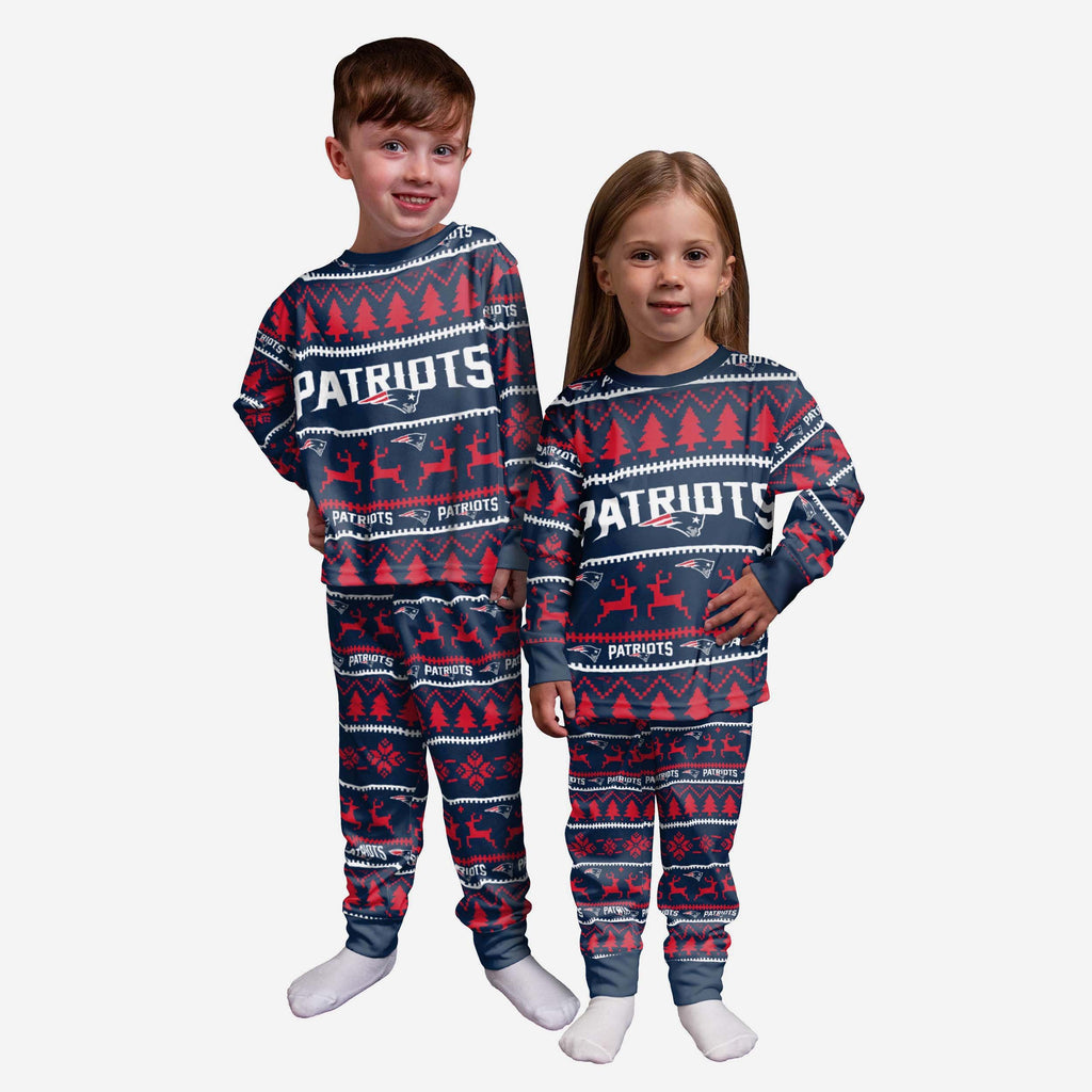 New England Patriots Toddler Family Holiday Pyjamas FOCO 2Y - FOCO.com | UK & IRE